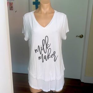 Latched Mama ‘Milk Maker’ Breastfeeding tee MEDIUM